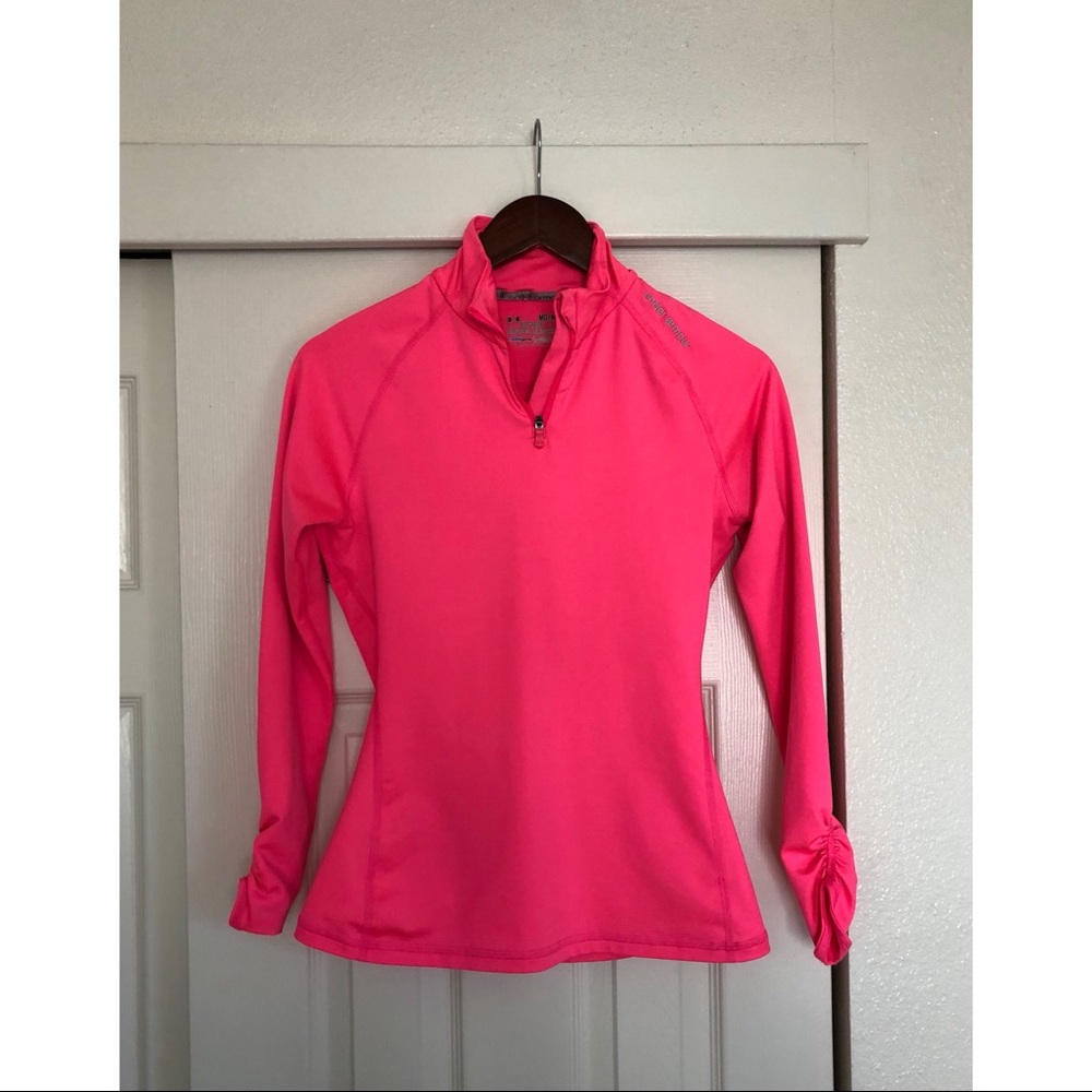 Pink Under Armour Quarter Zip
